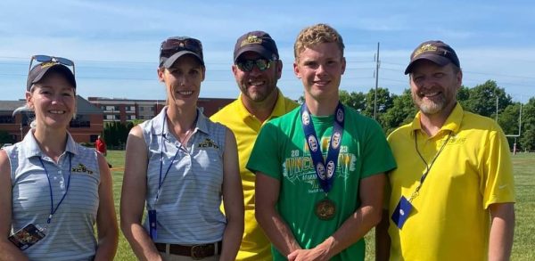 MC Track and Field Coaches and Evan Risinger