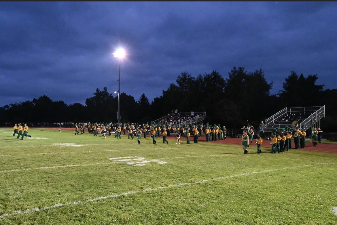 Marion Center Marching Band takes the field